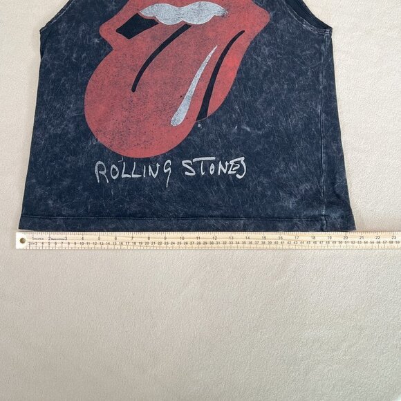 Rolling Stones Exit on Main St Black Graphic Print Band Tank, Size: S - Picture 8 of 9